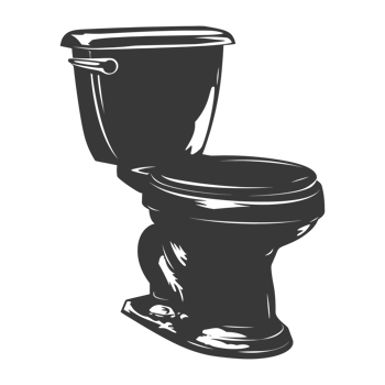 AI generated Silhouette water faucet black color only png