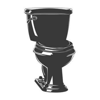 AI generated Silhouette water faucet black color only png
