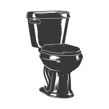 AI generated Silhouette water faucet black color only png