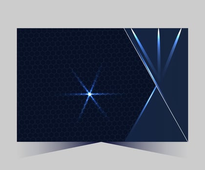 a blue background with a star in the middle vector