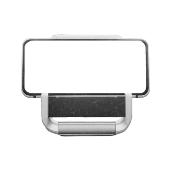 a black and white phone holder with a blank screen png