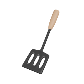 Illustration of kitchen tool icon with cartoon style on 3d rendering suitable for website design png