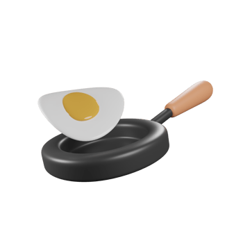 3d illustration of kitchen tool icon with cartoon style on 3d rendering png
