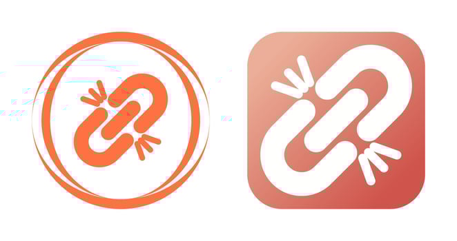 Broken Link Vector Icon