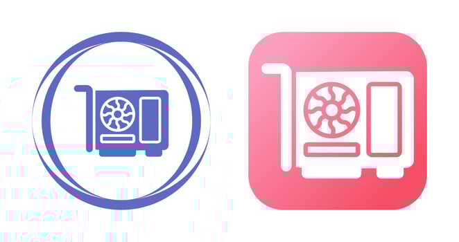 Graphic Card Vector Icon