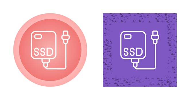 External SSD Vector Icon