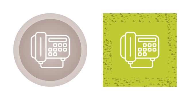 Fax Machine Vector Icon
