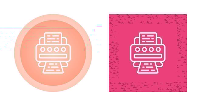 Printer Vector Icon