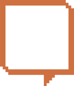 8bit red color retro game pixel speech bubble balloon icon sticker memo keyword planner text box banner, flat png transparent element design