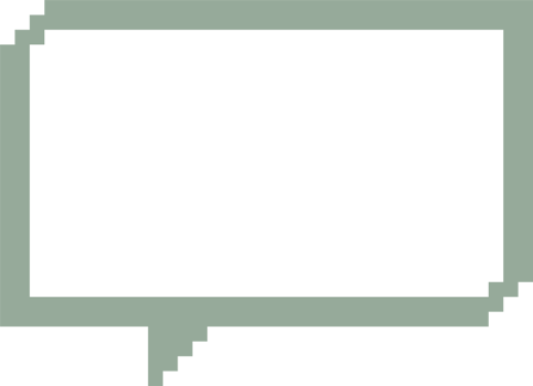 8bit green color retro game pixel speech bubble balloon icon sticker memo keyword planner text box banner, flat png transparent element design