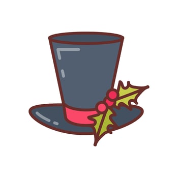 Frosty Hat Diet  icon in vector. Logotype vector