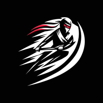 Ninja Gaming Logo Sports Logo Design For Gamers Illustration vector