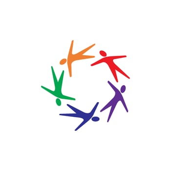 Community logo design vector