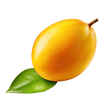 AI generated Mango Mangoes fruit isolated png