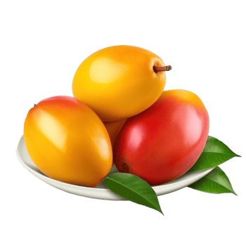 AI generated Mango Mangoes fruit isolated png