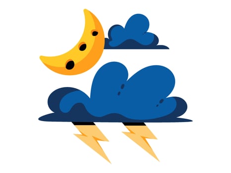 weather element season design with modern illustration climate concept style for atmospheric condition vector