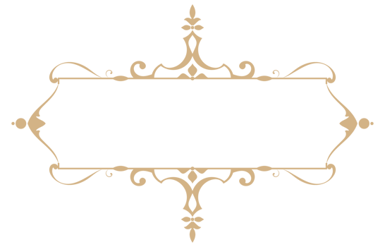 Vintage frame for inserting brand text, gold lines. png