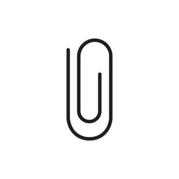 paper clip icon vector design templates