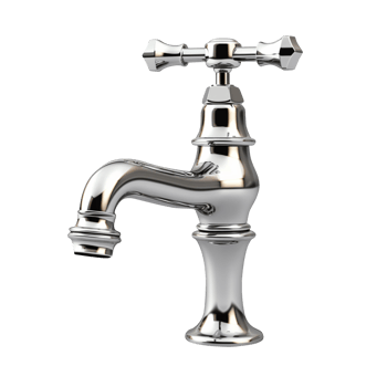 AI generated Water faucet isolated on transparent background png