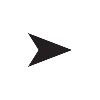 arrow and play button icon vector design template