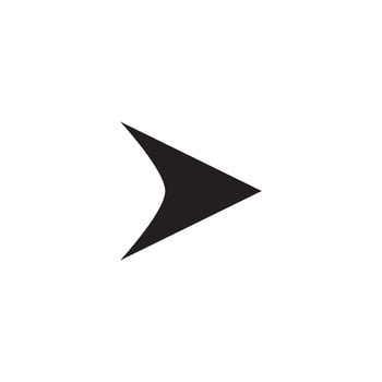 arrow and play button icon vector design template