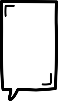 Black and white color speech bubble balloon, icon sticker memo keyword planner text box banner, flat png transparent element design