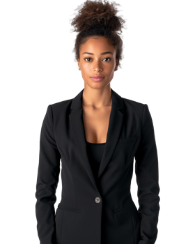 AI generated Image of Multi Racial Woman in Business Casual Outfit, Isolated on Transparent Background png