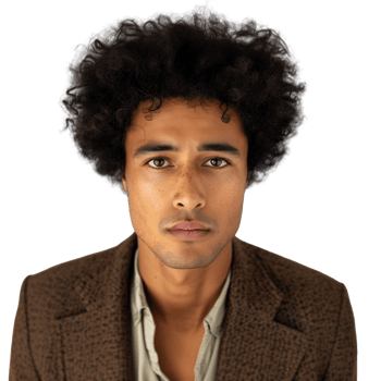 AI generated Portrait of Multi Racial Male Model in Business Casual Outfit, Isolated on Transparent Background png