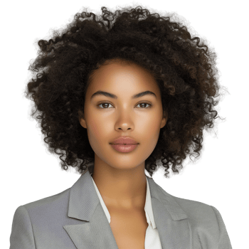 AI generated Image of Multi Racial Woman in Business Casual Outfit, Isolated on Transparent Background png