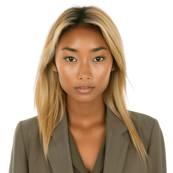 AI generated Image of Multi Racial Woman in Business Casual Outfit, Isolated on Transparent Background png