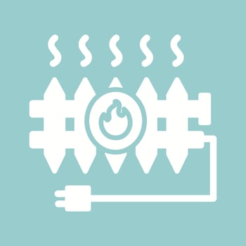 Heat Radiator Vector Icon