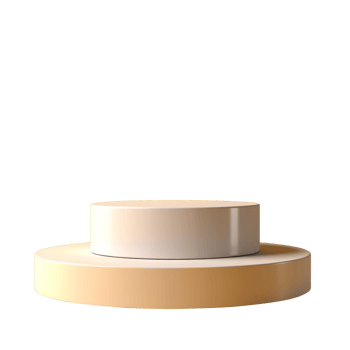 AI generated A white platform podium isolated on transparent background png
