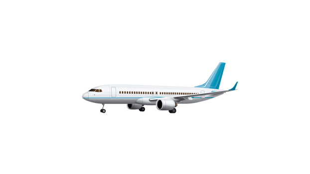 AI generated Realistic plane cut out. Isolated plane craft on transparent background png