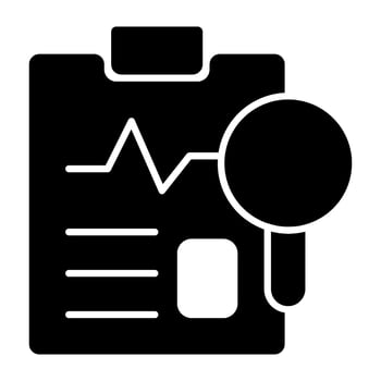 Modern design icon of business report analysis vector