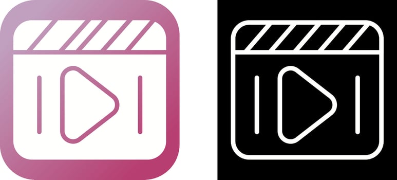 Clapperboard Vector Icon