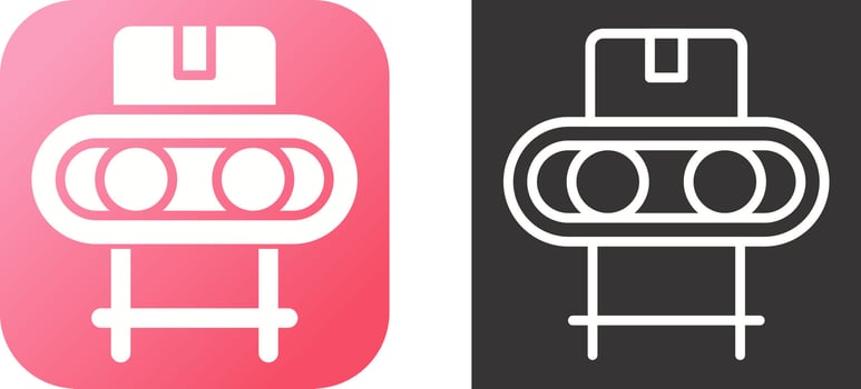 Conveyor belt Vector Icon