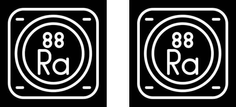 Radium Vector Icon