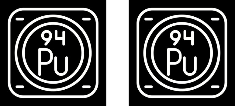 Plutonium Vector Icon