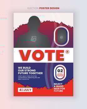 Political Flyer Templates Political Design vector