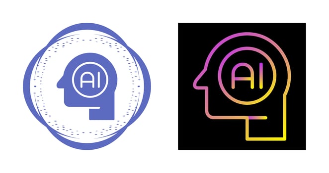 Artificial Intelligence Vector Icon