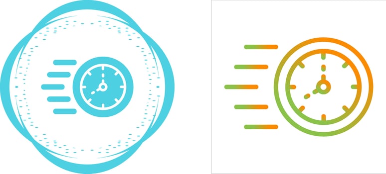 Time Fast Vector Icon