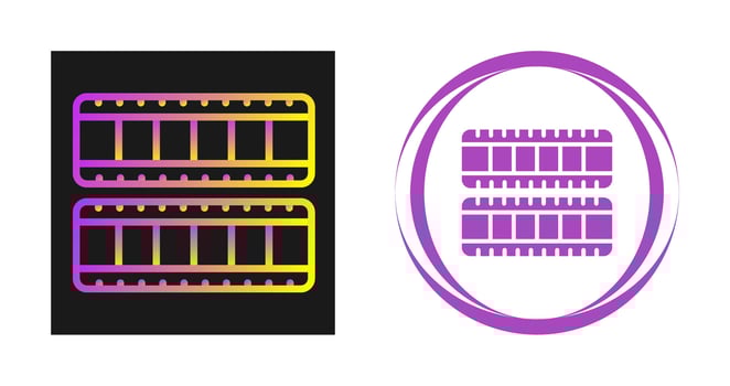 Unique Two Icons Set vector