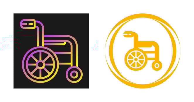 Wheelchair Vector Icon