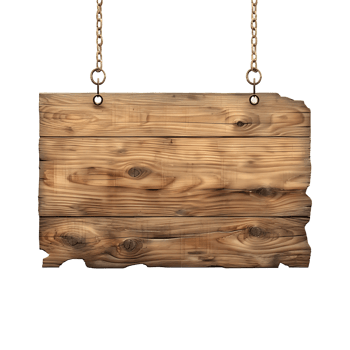 AI generated Worn Out Wood Board Clipart png