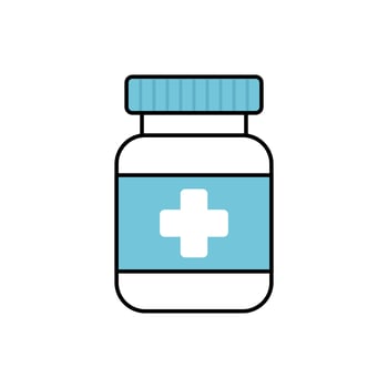 Vector Medicine Flat Design Illustration