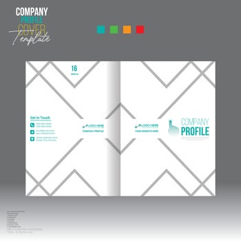 brochure cover design for corporate and any use vector