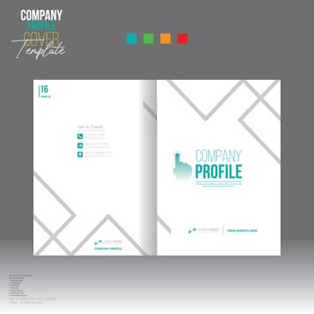 brochure cover design for corporate and any use vector