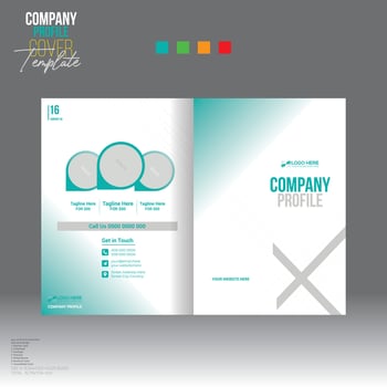 brochure cover design for corporate and any use vector
