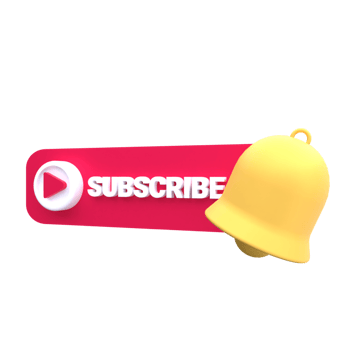 Unique Reb button subscribe 3D rendering icon illustration simple.Realistic illustration. png