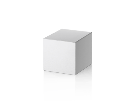 blank packaging white paper cardboard box, transparent background png